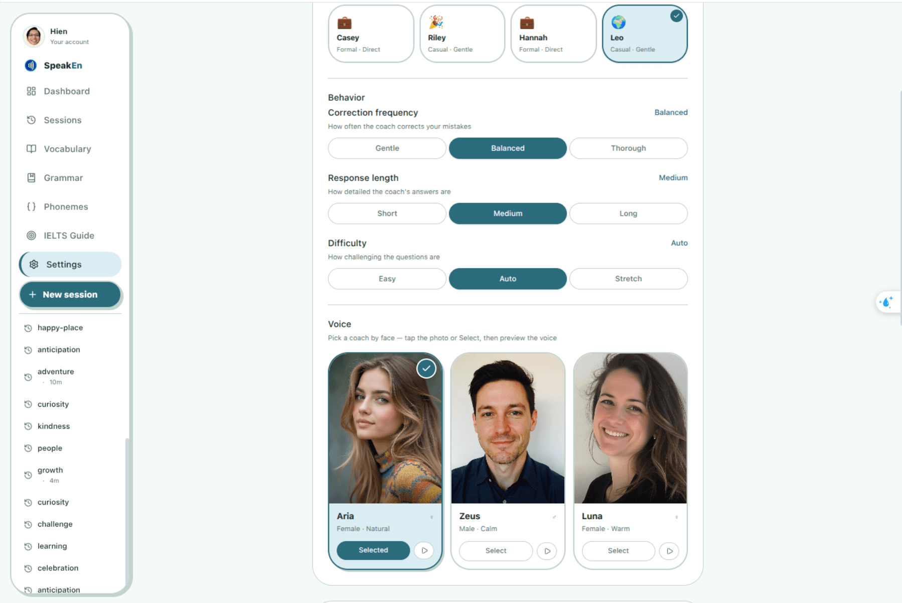SpeakEn, screenshot 10