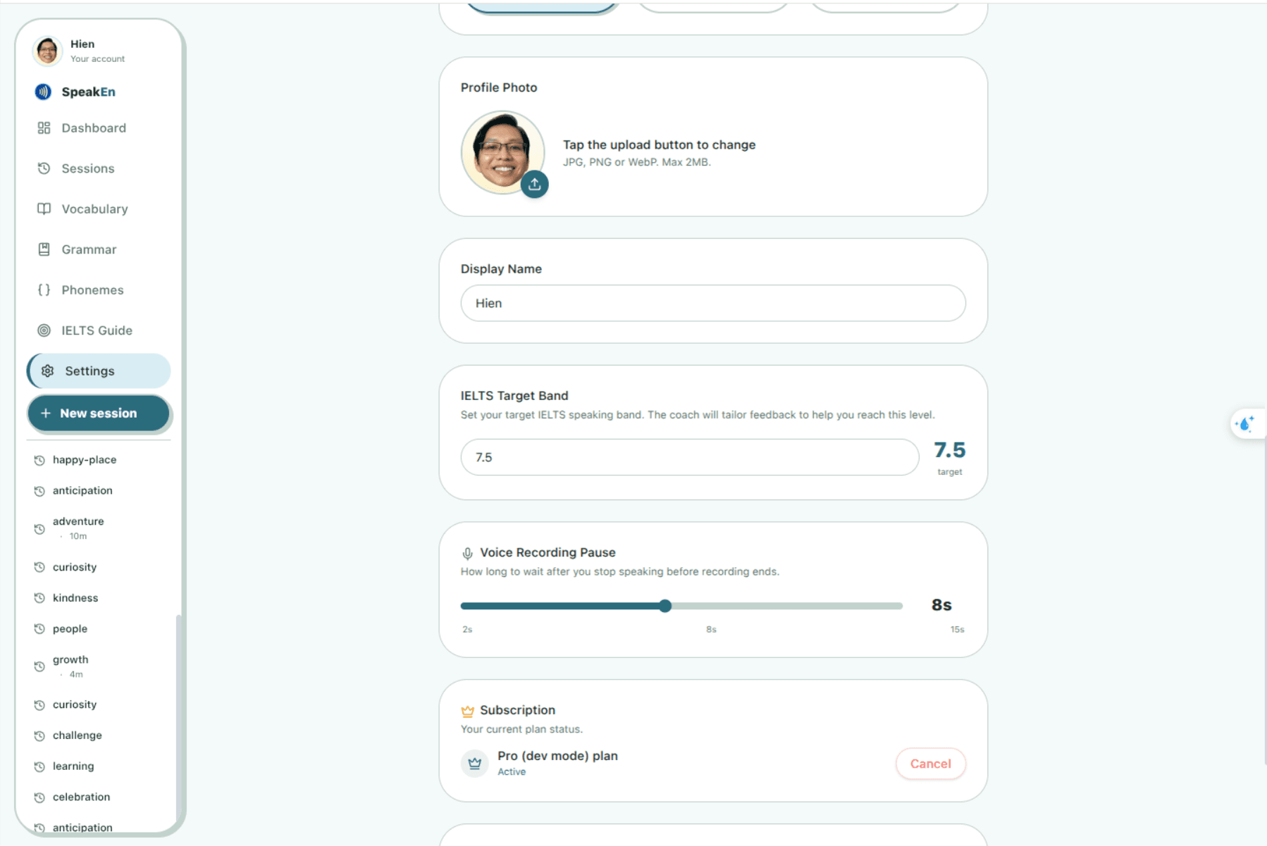 SpeakEn, screenshot 12