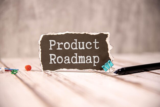 A person looking confidently at a product roadmap, with a clear path forward